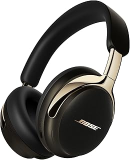 Bose New QuietComfort Ultra Bluetooth Headphones (2nd Gen), Wireless Headphones with Spatial Sound, Over-Ear Noise Cancelling with Microphone, Up to 30 Hours Playback, Desert Gold - Limited Edition