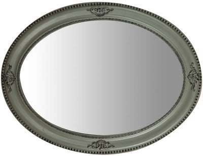 Biscottini Specchiera da appendere verticale/orizzontale L64xPR4xH84 cm finitura grigio anticato.