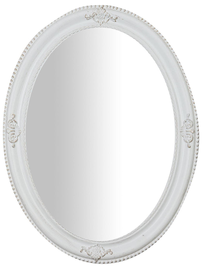 Biscottini Specchiera da appendere verticale e orizzontale finitura bianco Specchio