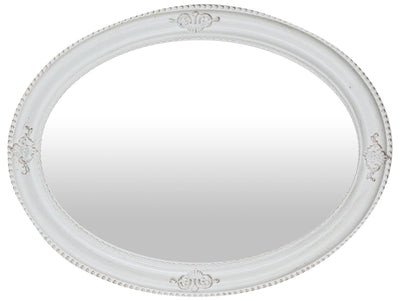 Biscottini Specchiera da appendere verticale e orizzontale finitura bianco Specchio