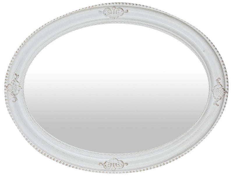 Biscottini Specchiera da appendere verticale e orizzontale finitura bianco Specchio