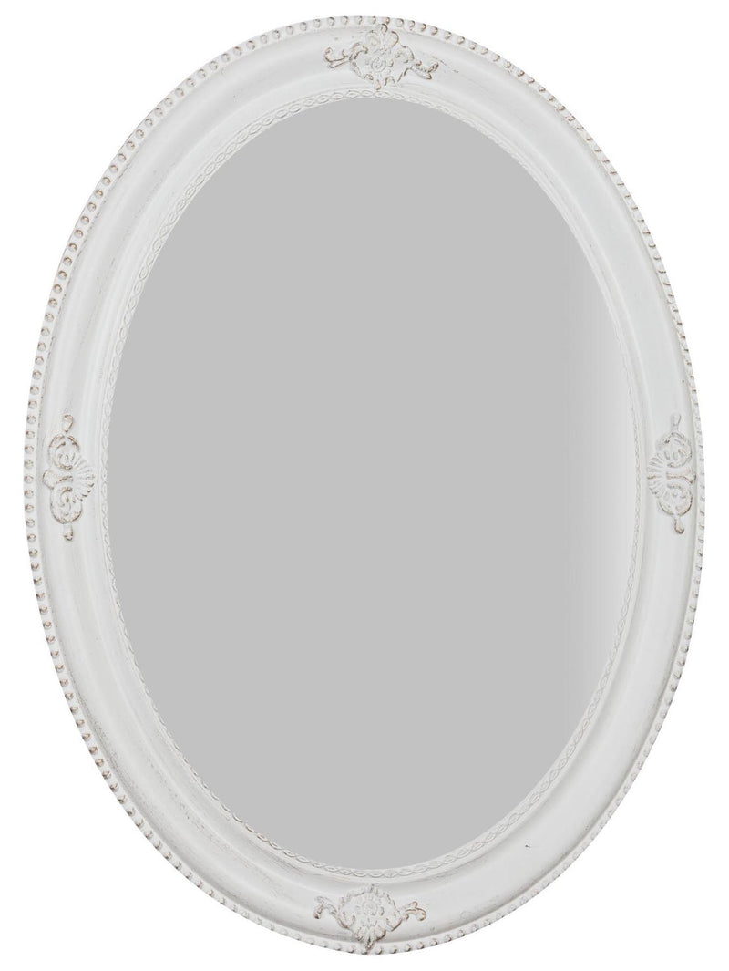 Biscottini Specchiera da appendere verticale e orizzontale finitura bianco Specchio