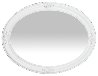 Biscottini Specchiera da appendere verticale/orizzontale L64xPR4xH84 cm finitura bianco anticato.