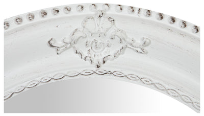 Biscottini Specchiera da appendere verticale/orizzontale L64xPR4xH84 cm finitura bianco anticato.