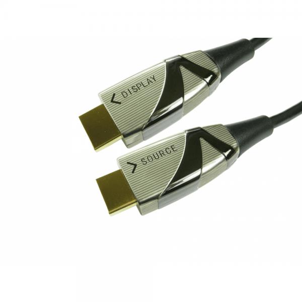 Cables Direct NLHDMI-AOC030 cavo HDMI Nero (30m Active Optical HDMI Cable  18Gbps, 4k @60Hz)