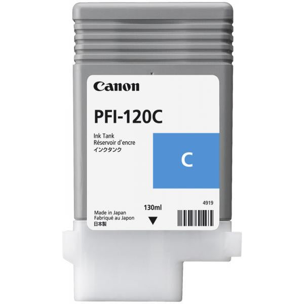 Canon PFI-120 C - 130 ml - ciano - originale - serbatoio d&