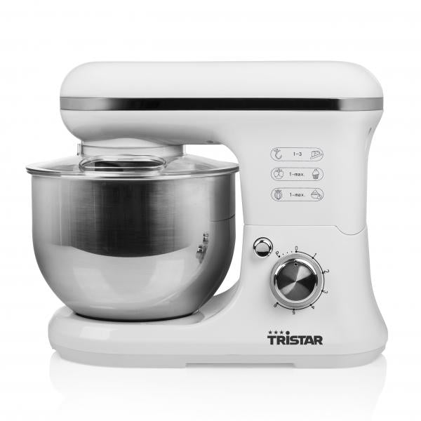Tristar Impastatrice 5lt Multifunzione 1200w Bianco/inox Mx-4817