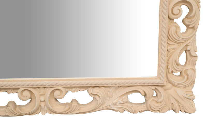 Biscottini SPECCHIERA DA PARETE IN LEGNO FINITURA GREZZA MADE IN ITALY realizzata Offerta