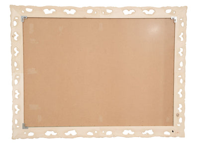 Biscottini SPECCHIERA DA PARETE IN LEGNO FINITURA GREZZA MADE IN ITALY realizzata Offerta