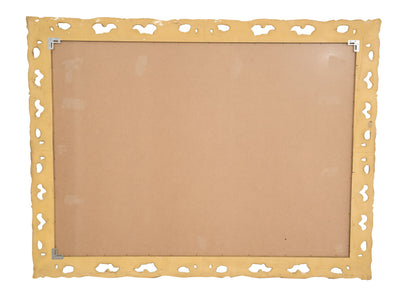 Biscottini SPECCHIERA DA PARETE IN LEGNO FINITURA FOGLIA ORO ANTICATO MADE IN ITALY