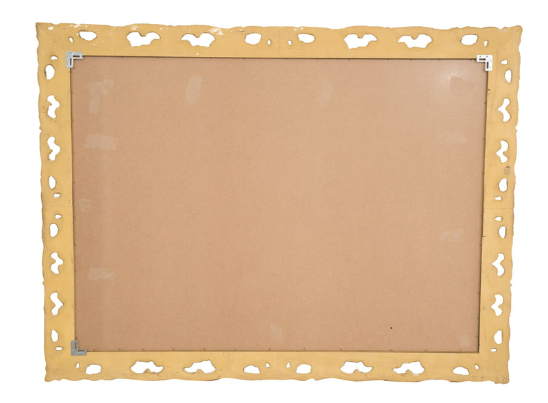 Biscottini SPECCHIERA DA PARETE IN LEGNO FINITURA FOGLIA ORO ANTICATO MADE IN ITALY