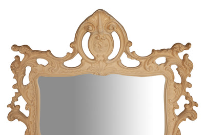 Biscottini SPECCHIERA DA PARETE IN LEGNO FINITURA GREZZA MADE IN ITALY