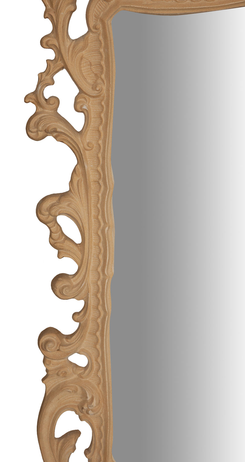 Biscottini SPECCHIERA DA PARETE IN LEGNO FINITURA GREZZA MADE IN ITALY