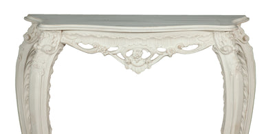 Biscottini CONSOLLE IN LEGNO FINITURA BIANCA ANTICATA MADE IN ITALY dimensioni lunghezza