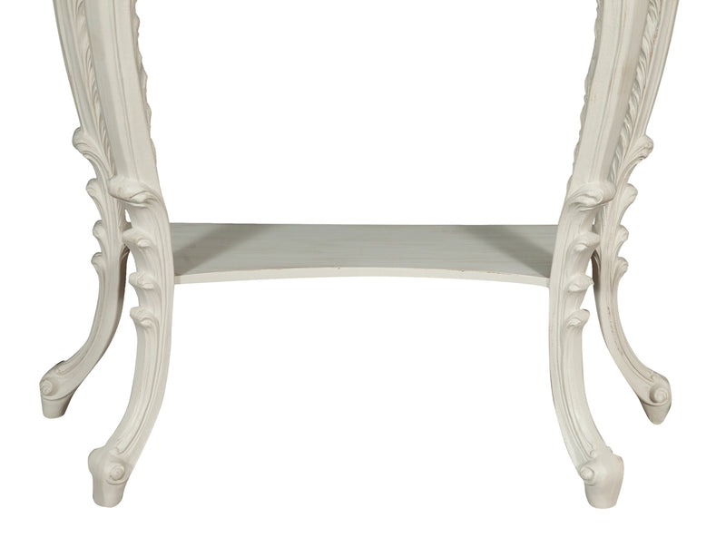 Biscottini CONSOLLE IN LEGNO FINITURA BIANCA ANTICATA MADE IN ITALY dimensioni lunghezza