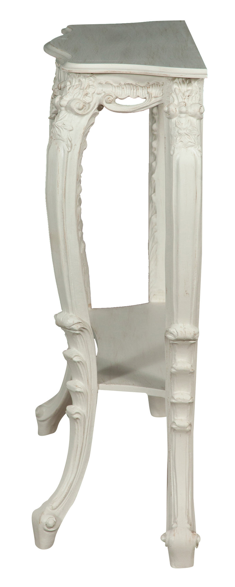 Biscottini CONSOLLE IN LEGNO FINITURA BIANCA ANTICATA MADE IN ITALY dimensioni lunghezza