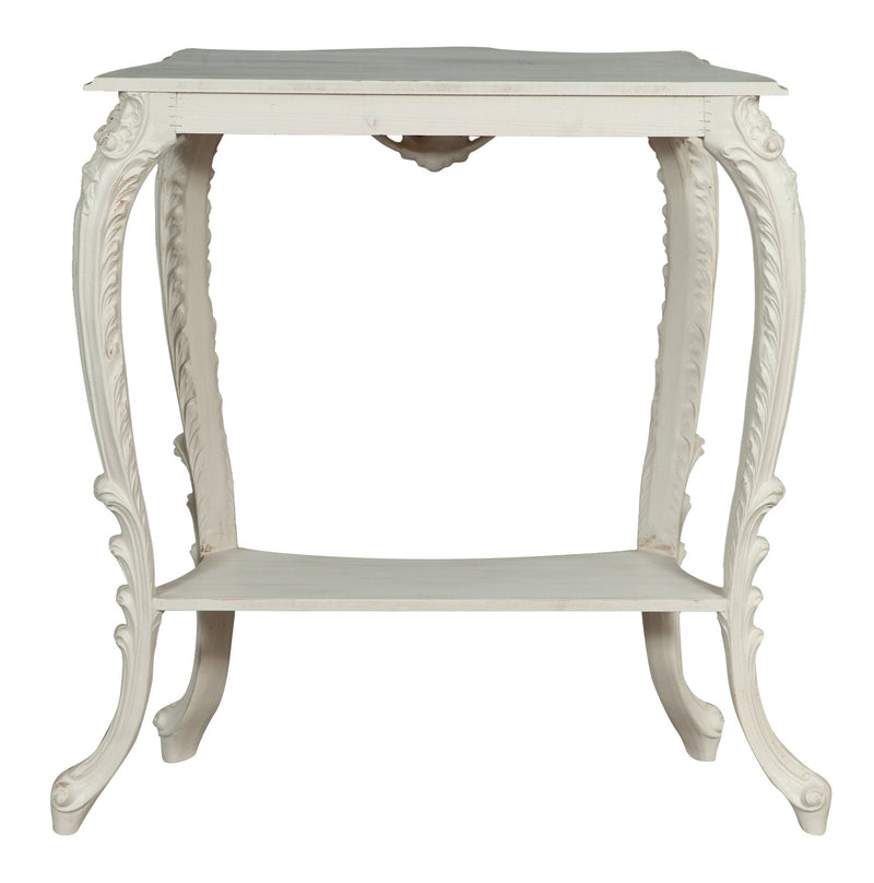 Biscottini CONSOLLE IN LEGNO FINITURA BIANCA ANTICATA MADE IN ITALY dimensioni lunghezza