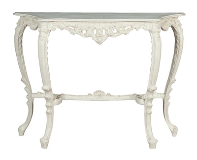 Biscottini CONSOLLE IN LEGNO FINITURA BIANCA ANTICATA MADE IN ITALY dimensioni lunghezza