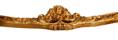 Biscottini CONSOLLE IN FINITURA FOGLIA ORO ANTICATO MADE IN ITALY dimensioni lunghezza