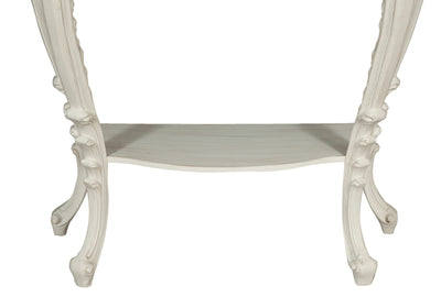 Biscottini CONSOLLE IN LEGNO FINITURA BIANCA ANTICATA MADE IN ITALY dimensioni lunghezza