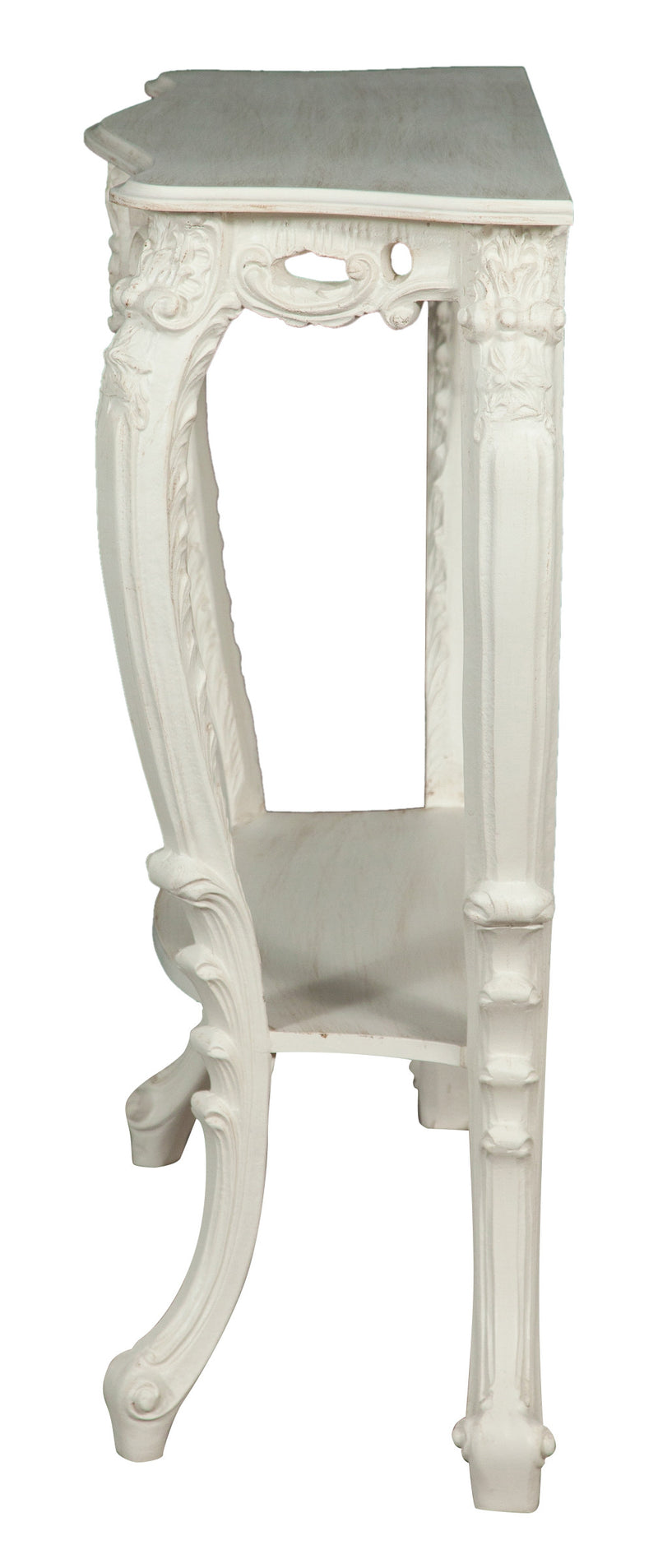 Biscottini CONSOLLE IN LEGNO FINITURA BIANCA ANTICATA MADE IN ITALY dimensioni lunghezza