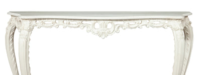 Biscottini CONSOLLE IN LEGNO FINITURA BIANCA ANTICATA MADE IN ITALY dimensioni lunghezza