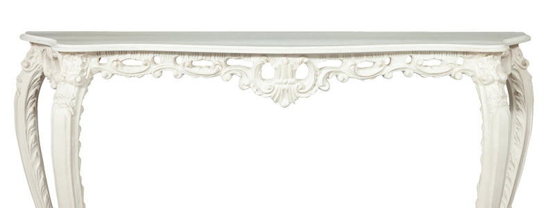 Biscottini CONSOLLE IN LEGNO FINITURA BIANCA ANTICATA MADE IN ITALY dimensioni lunghezza