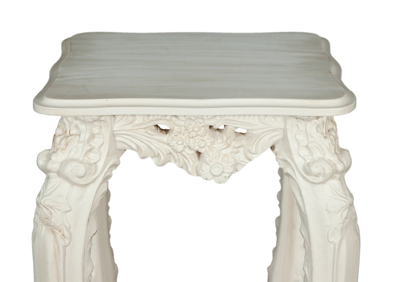 Biscottini PANCHETTO PORTAVASO IN FINITURA BIANCA MADE IN ITALY dimensioni lunghezza