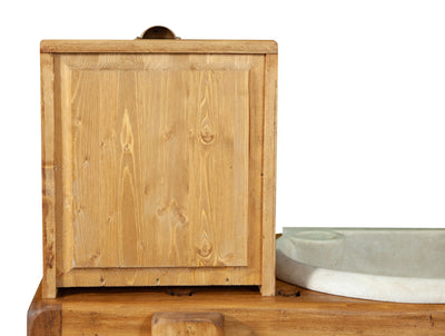 Biscottini MOBILE DA BAGNO IN LEGNO MASSELLO E MARMO MADE IN ITALY Questo elegante, solido