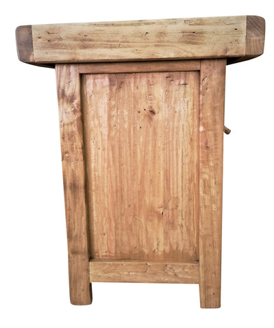 Biscottini Banco da lavoro Country in legno massello di tiglio finitura naturale Made in Italy