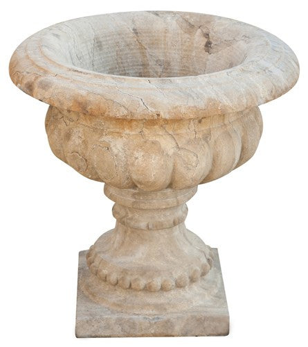 Biscottini VASO FESTONATO INVECCHIATO IN PIETRA conca festonata giardino Offerta Speciale
