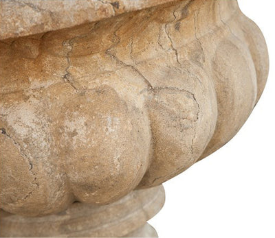 Biscottini VASO FESTONATO INVECCHIATO IN PIETRA conca festonata giardino Offerta Speciale