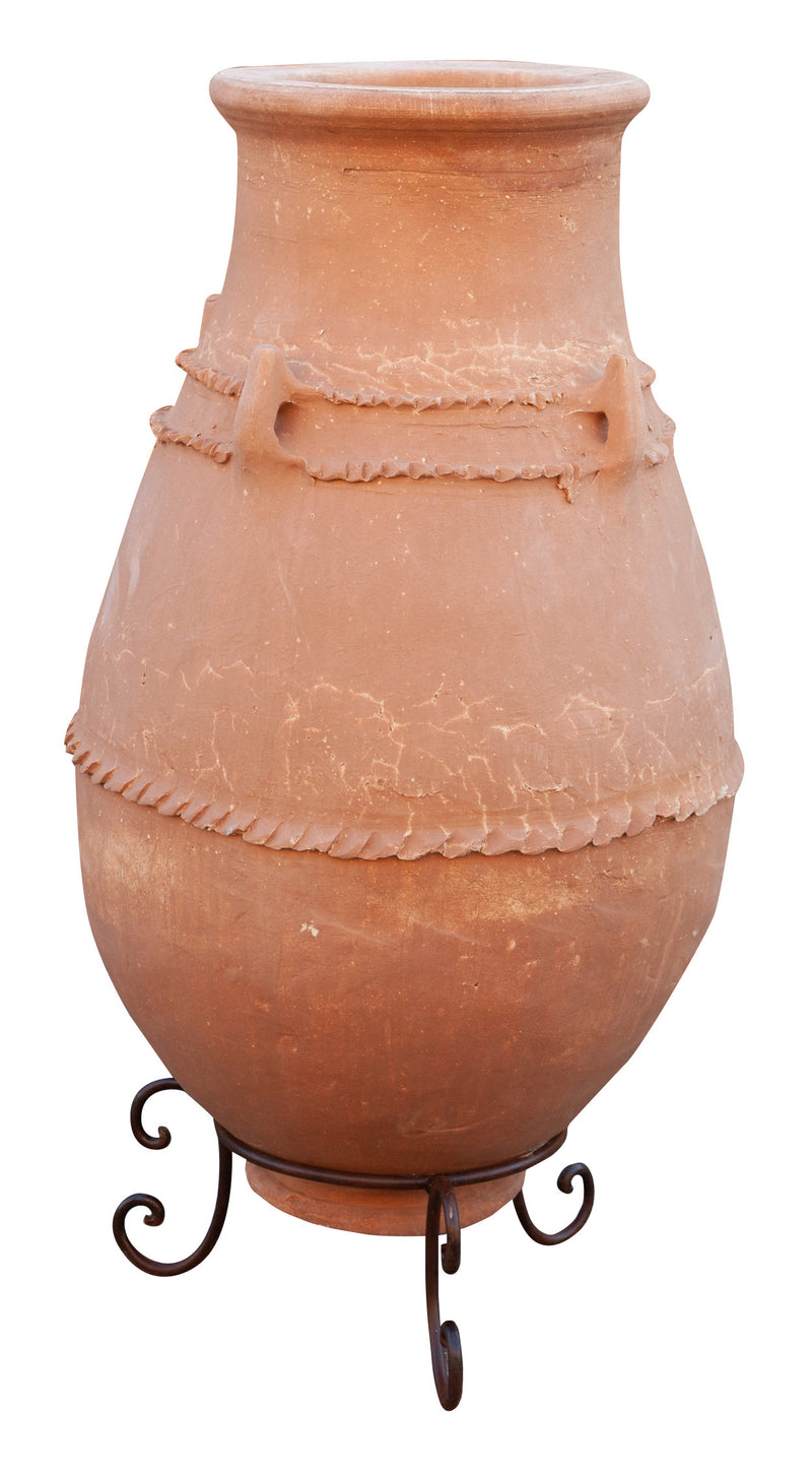 Biscottini Anfora con manici in terracotta tradizionale del deserto del Sahara fatta mano