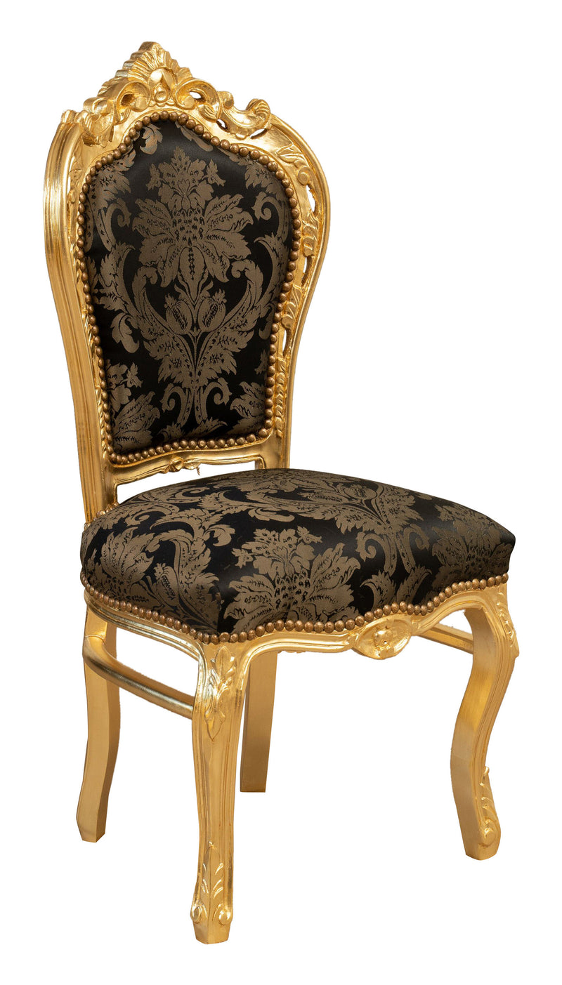 Biscottini Poltrona stile francese Luigi XVI in legno massello di faggio Sedia XVI, faggio,