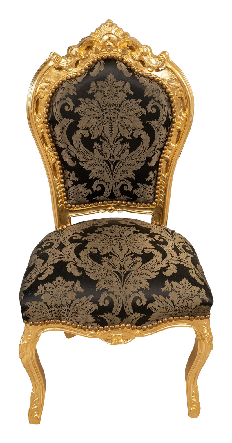 Biscottini Poltrona stile francese Luigi XVI in legno massello di faggio Sedia XVI, faggio,