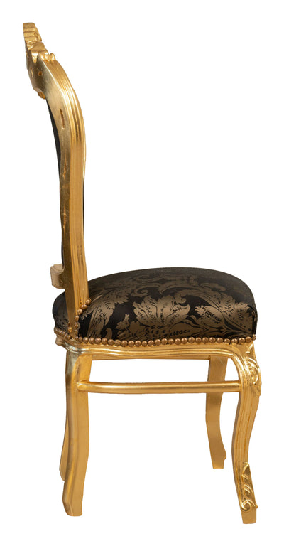 Biscottini Poltrona stile francese Luigi XVI in legno massello di faggio Sedia XVI, faggio,