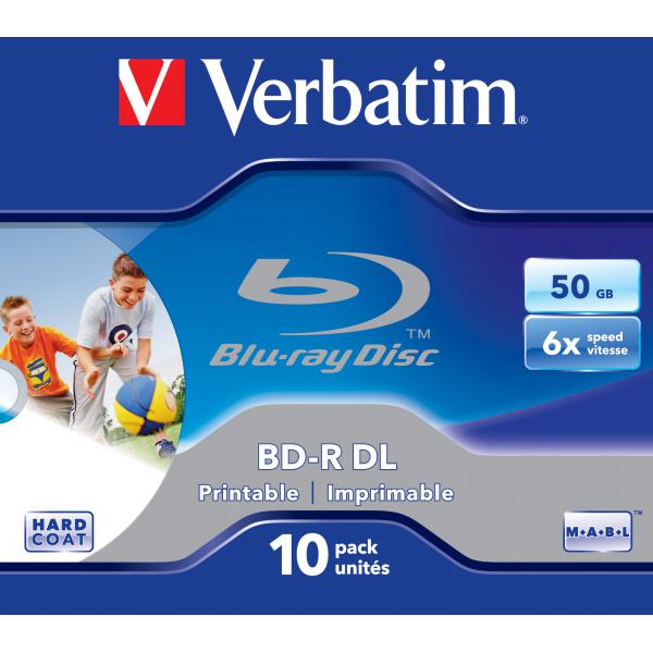 Verbatim 43736 disco vergine Blu-Ray BD-R 50 GB 10 pz