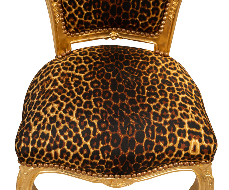 Biscottini Sedia poltrona stile francese Luigi XVI in legno massello di faggio poltroncina