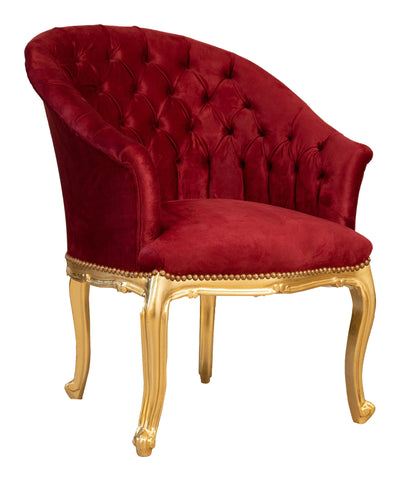 Biscottini Poltrona stile francese Luigi XVI in legno massello di faggio Sedia XVI, faggio,