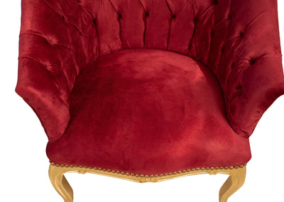 Biscottini Poltrona stile francese Luigi XVI in legno massello di faggio Sedia XVI, faggio,