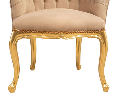 Biscottini Poltrona stile francese Luigi XVI in legno massello di faggio Sedia XVI, faggio,