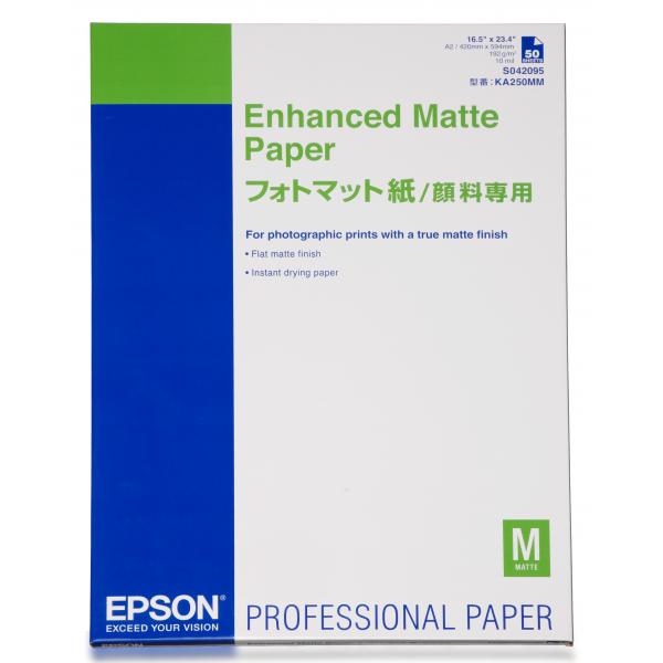 Epson Enhanced Matte - Opaco - 260 micron - A2 (420 x 594 mm)