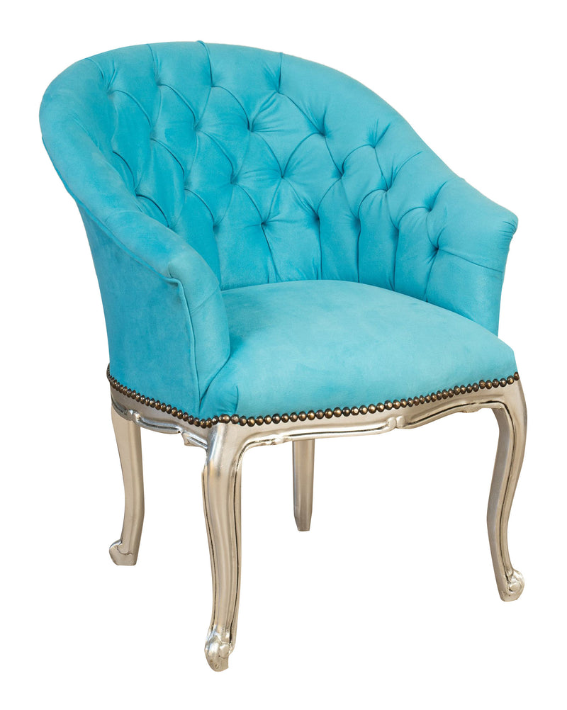 Biscottini Poltrona stile francese Luigi XVI in legno massello di faggio Sedia XVI, faggio,