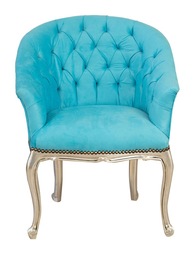 Biscottini Poltrona stile francese Luigi XVI in legno massello di faggio Sedia XVI, faggio,