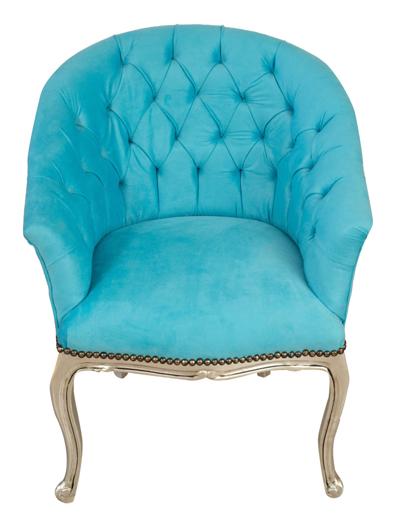 Biscottini Poltrona stile francese Luigi XVI in legno massello di faggio Sedia XVI, faggio,