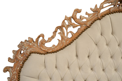 Biscottini Testiera, Testata da letto, Decorazione per la casa in legno massello di faggio, anche copertura per testate e testiere