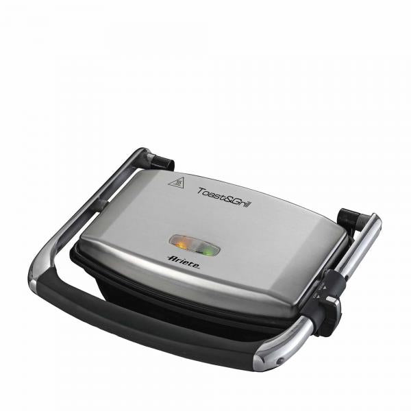 Griglia Elettrica Toast & Grill Slim - Piastra Antiaderente Rigata E Design Elegante
