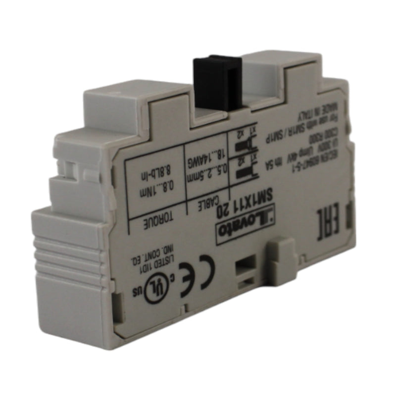 Contatto ausiliario 2NO frontali per salvamotore Lovato Electric