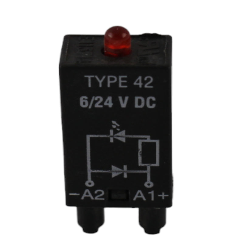 Diodo polarizzato standard 6- 24VDC+LED Aleyay