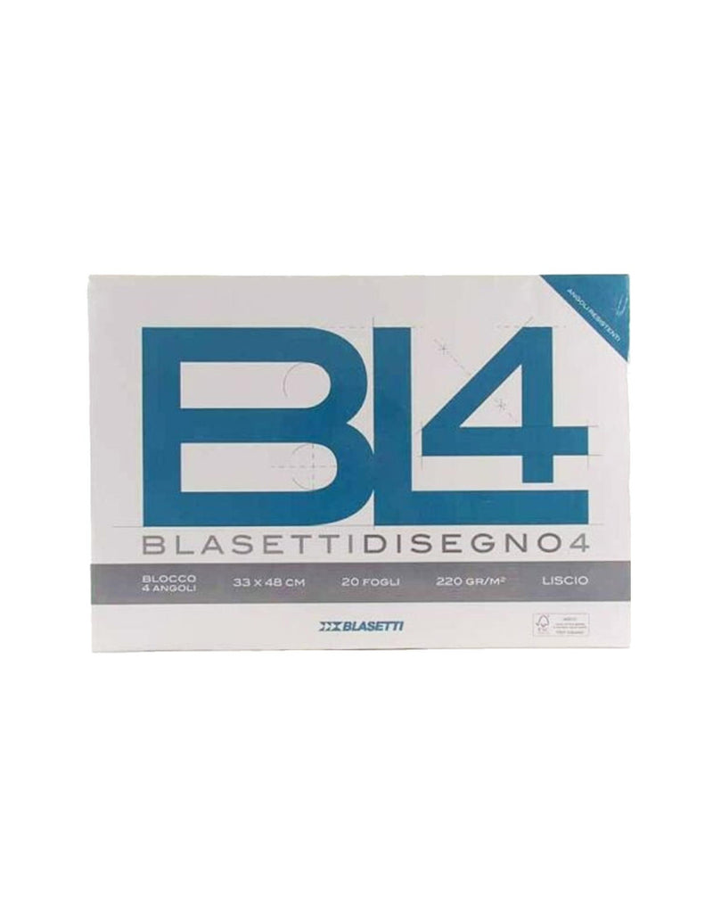 Blocco 4 33x48 220gr 20fg liscio